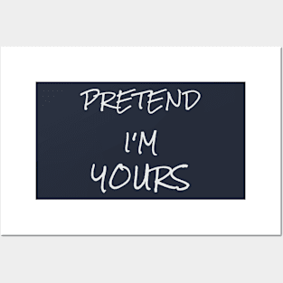 Pretend I'm Yours Funny Halloween Design Posters and Art